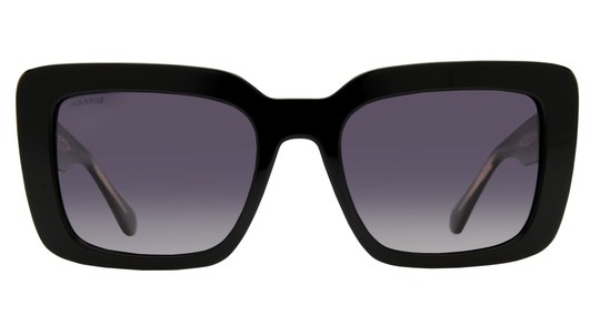 Lunettes de soleil Signature Krys Femme Noir Rectangle Skj2525-F Face