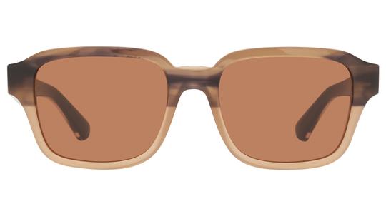 Lunettes de soleil Burberry Homme Marron Carré be4484 Face