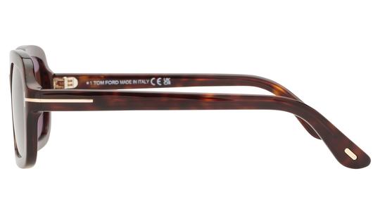 Lunettes de soleil Tom Ford Femme Écaille Rectangle Ft1342 Gauche