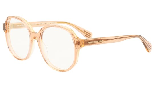 Lunettes de vue French Disorder Femme Marron Carré Fd2509 Trois-Quart