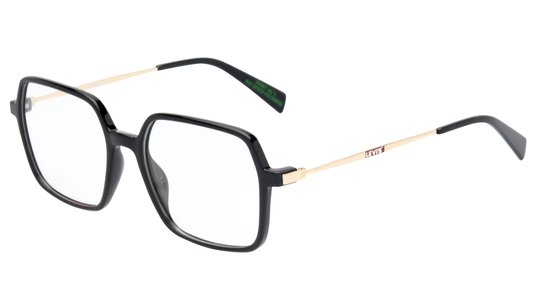 Lunettes de vue Levi's Femme Noir Carré Lv1072 Trois-Quart