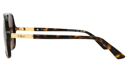 Lunettes de soleil Chloé Femme Écaille Aviateur ch0364s Gauche