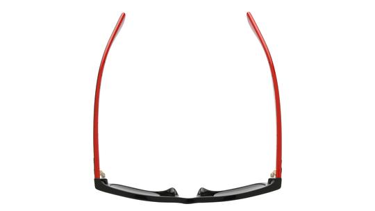 Lunettes de soleil Ray-Ban Homme Or Rectangle Rj9069S Dessus