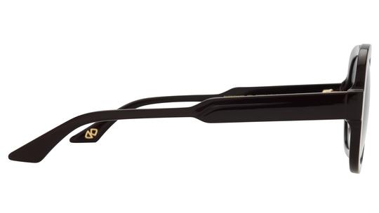 Lunettes de soleil Signature Krys Femme Rouge Ronde Passionnee Droite