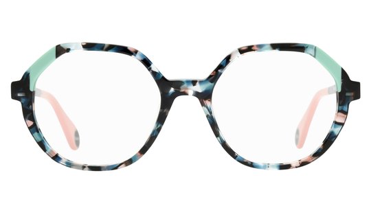 Lunettes de vue WOOW Femme Bleu Carré Runfaster2 Face