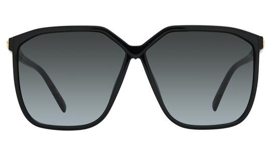 Lunettes de soleil Valentino Femme Noir Aviateur Vg0025S Face