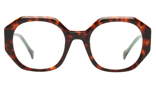 Lunettes de vue Etnia Barcelona Femme Écaille Ronde Orion51O Face