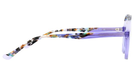 Lunettes de vue Signature Krys Femme Violet Tonneau Kis2603 Droite