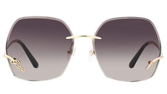 Lunettes de soleil Guess Femme Or Papillon Gu00268 Face
