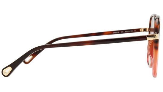 Lunettes de soleil Chloé Femme Rouge Rectangle CH0031S Droite