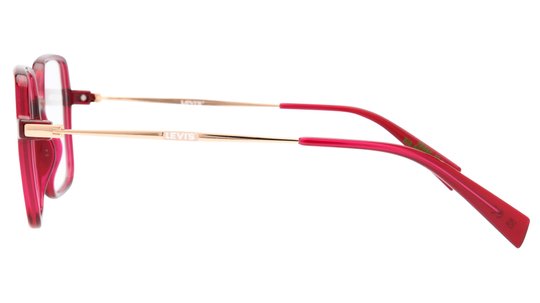 Lunettes de vue Levi's Femme Rouge Carré Lv1072 Gauche