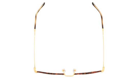 Lunettes de vue Ray-Ban Mixte Écaille Carré RX6534 Dessus