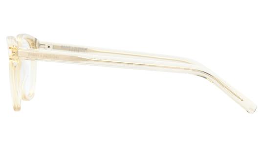 Lunettes de vue Saint Laurent Mixte Jaune Ronde Sl28 Gauche