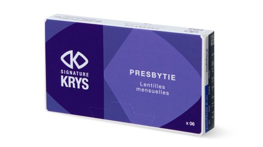 Lentilles de contact Signature Krys Mensuelles pour Presbytes D Boîte de 6