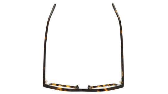 Lunettes de vue Ray-Ban Mixte Écaille Carré RX5446 Dessus