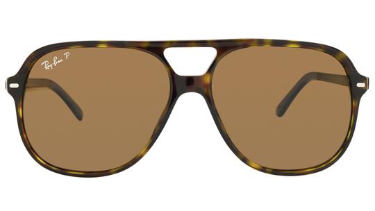Lunettes de soleil Ray-Ban Mixte Écaille Carré Rb2198 Face