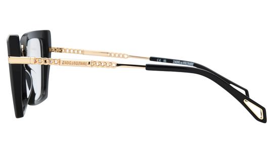 Lunettes de vue Zadig & Voltaire Femme Noir Carré vzv492 Gauche