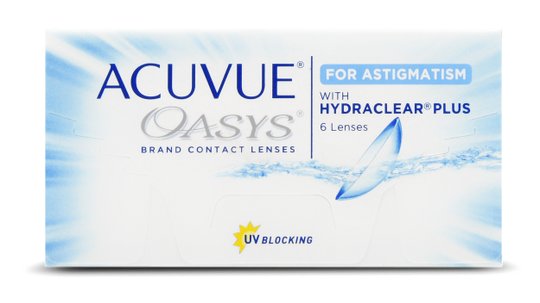 Lentilles de contact Acuvue Oasys for astigmatism Boîte de 6