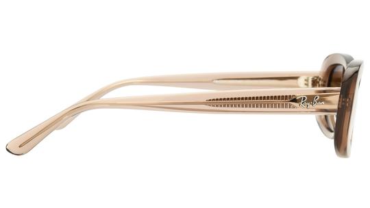 Lunettes de soleil Ray-Ban Femme Marron Ovale RB2221 Droite