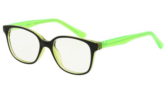 Lunettes de vue Alternance Enfant Vert Rectangle Alt26104 Trois-Quart