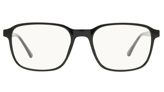 Lunettes de vue Krys Origine Homme Noir Rectangle Ess2501 Face