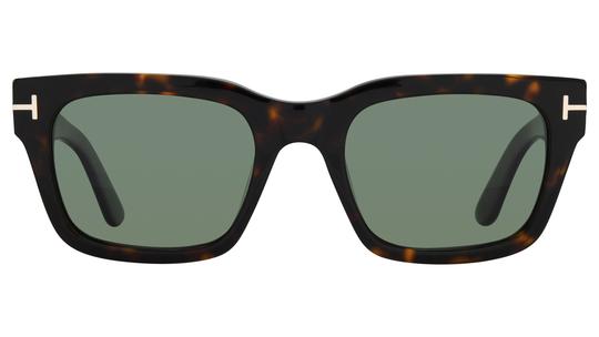 Lunettes de soleil Tom Ford Homme Écaille Carré ft1333 Face