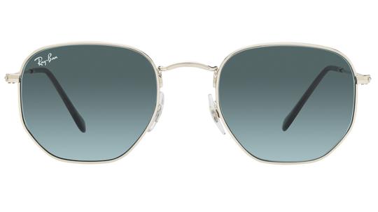 Lunettes de soleil Ray-Ban Mixte Gris Ovale RB3548N Face