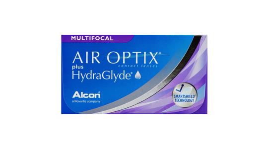 Lentilles de contact Air Optix Plus Hydraglyde Multifocale High 