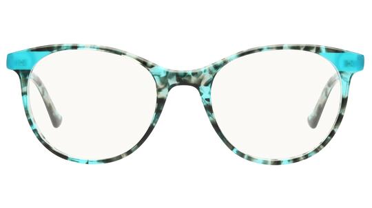 Lunettes de vue Signature Krys Femme Bleu Ovale Kis2404 Face