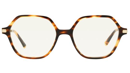 Lunettes de vue Siralya Femme Marron Tonneau Sir2508 Face