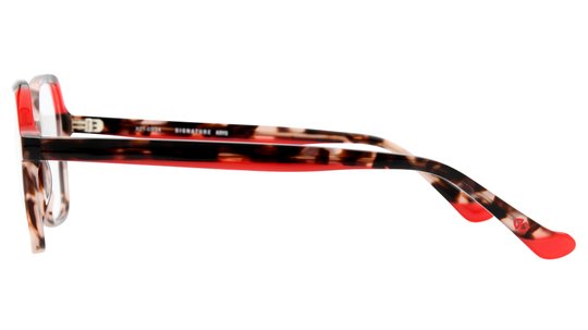 Lunettes de vue Signature Krys Femme Écaille Rectangle Kis2401 Gauche