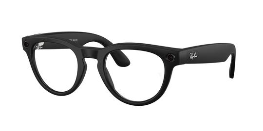 Lunettes de soleil Ray-Ban Meta Mixte Noir Pantos Rw4013 Gauche