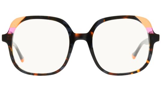 Lunettes de vue Signature Krys Femme Écaille Carré Kis2501 Face