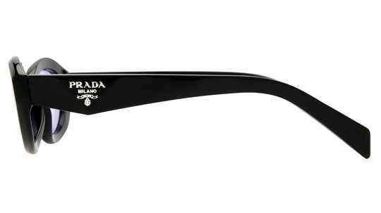 Lunettes de soleil Prada Femme Noir Rectangle Pr26Zs Gauche