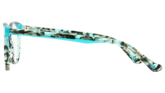 Lunettes de vue Signature Krys Femme Bleu Ovale Kis2404 Gauche
