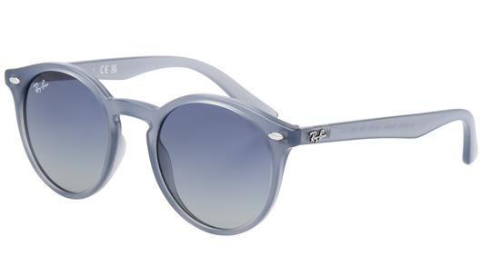 Lunettes de soleil Ray-Ban Mixte Bleu Pantos Rj9064S Trois-Quart