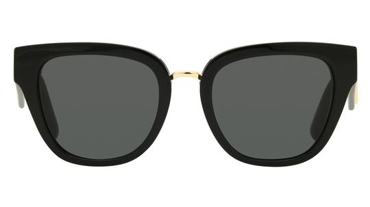 Lunettes de soleil  Femme Noir Papillon dg4437 Face