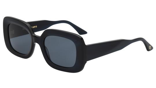 Lunettes de soleil Signature Krys Femme Bleu Rectangle radieuse Trois-Quart