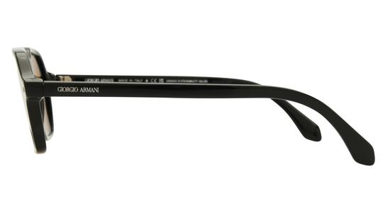Lunettes de soleil Giorgio Armani Homme Noir Carré AR8220 Gauche