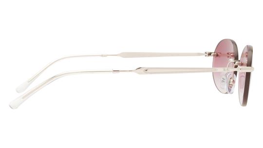 Lunettes de soleil Ray-Ban Mixte Argent Ovale RB3767 Droite