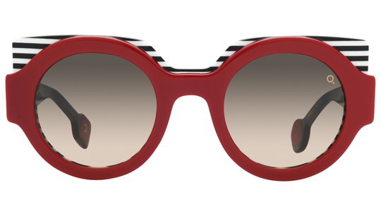 Lunettes de soleil Etnia Barcelona Femme Rouge Ronde Izzi Face