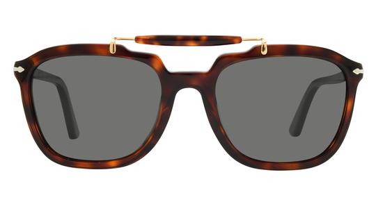 Lunettes de soleil Persol Mixte Écaille Carré PO0203S Face