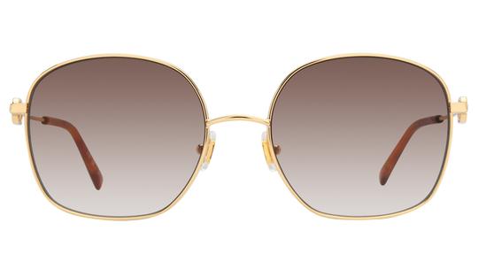 Lunettes de soleil Valentino Femme Or Carré Vg0028S Face