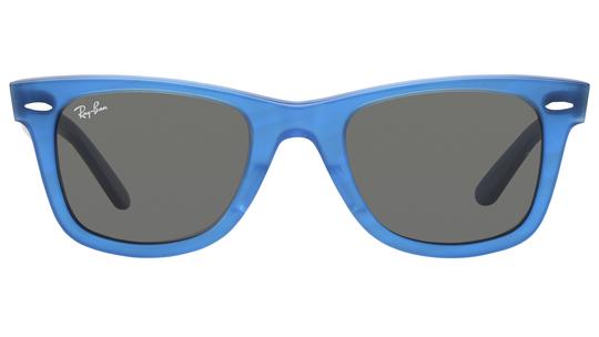 Lunettes de soleil Ray-Ban Mixte Bleu Wayfarer RB2140 Face