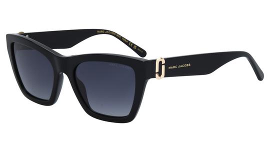 Lunettes de soleil Marc Jacobs Femme Noir Papillon Marc Trois-Quart