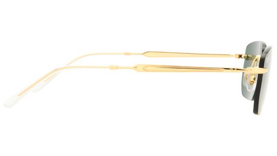 Lunettes de soleil Ray-Ban Mixte Or Rectangle RB3768 Droite