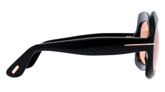 Lunettes de soleil Tom Ford Femme Noir Carré Ft1155 Droite