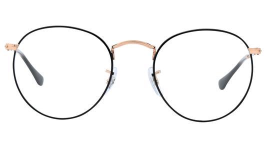 Lunettes de vue Ray-Ban Mixte Noir Ronde RX3447V Face