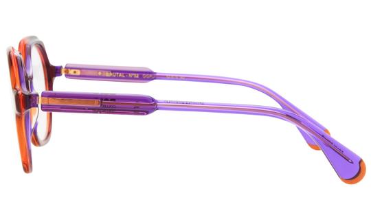 Lunettes de vue Etnia Barcelona Femme Orange Angulaire Brut Gauche