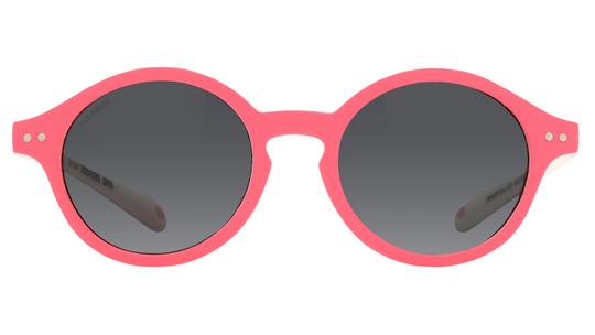 Lunettes de soleil Signature Krys Enfant Rose Ronde Sks2519-A Face